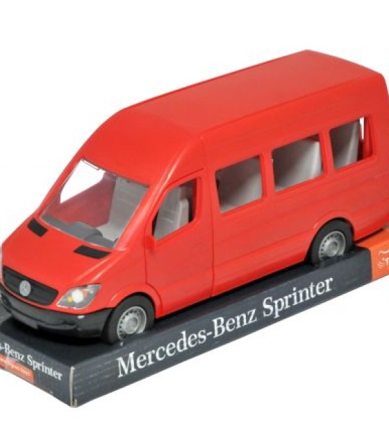 Автомобіль Mercedes-Benz Sprinter пасажирський (червоний) на планшетці
