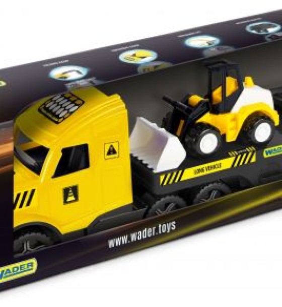 Вантажівка з бульдозером (Magic Truck Technic), 27 см