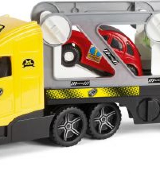 Велика вантажівка з 2 авто купе (Magic Truck), 79 см