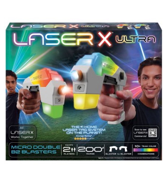 Ігровий набір для лазерних боїв - Laser X Ultra Micro для двох гравців