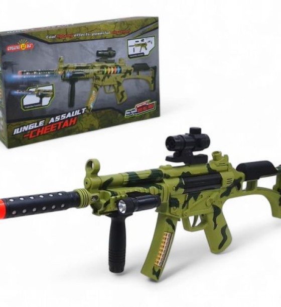 Автомат на батарейках "Jungle Assault - Cheetah", світло, звук