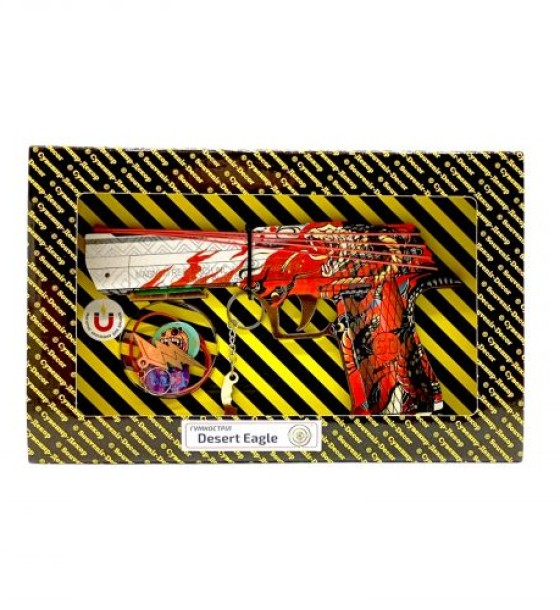 Гумкостріл   "DESERT EAGLE VERMILION" BOX