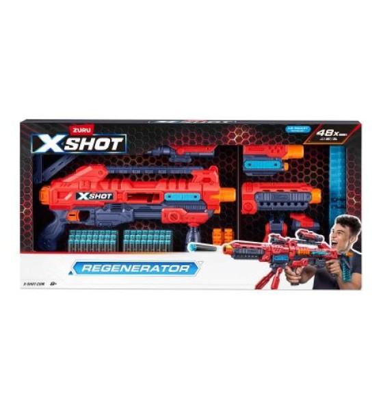 Набір швидкострільних бластерів "X-Shot. Excel Regenerator" (48 патронів)