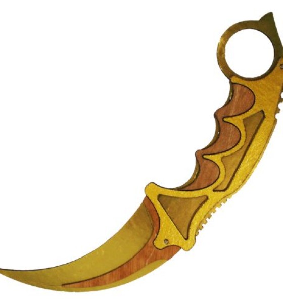 Ніж Керамбіт з CS GO (Gold)