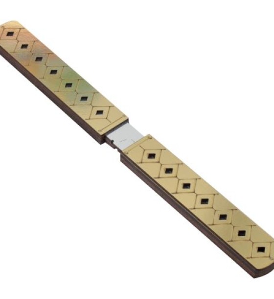 Сувенірні ножі "DOUBLE TANTO GOLD", дерево