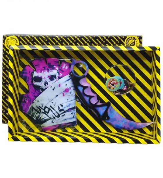 Ігровий набір BOX "Керамбіт PURPLE CAMO"