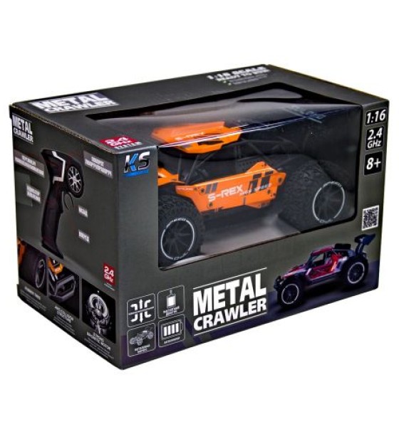 Машинка на радіокеруванні Metal Crawler – S-Rex (оранжевий, 1:16)