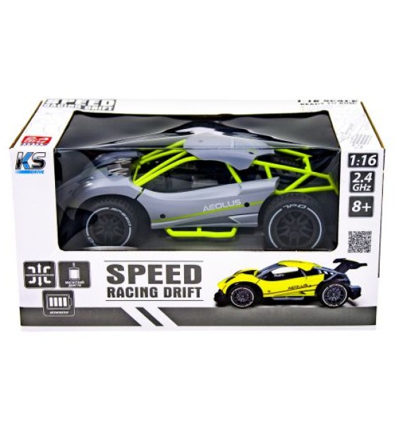 Автомобіль SPEED RACING DRIFT на р/к – AEOLUS (сірий, аккум.3,7V, 1:16)