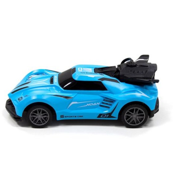 Автомобіль Spray Car на р/в - Sport (блакитний, 1:24, світло, вихлопна пара)