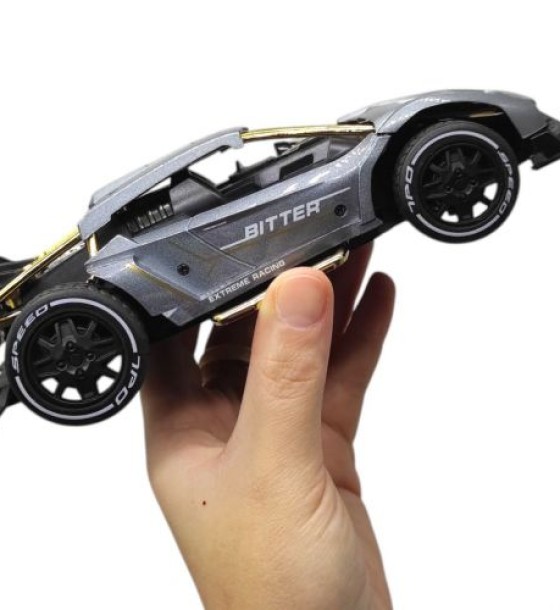 Машина на радіокеруванні "EXTREME RACING" (метал. корпус, акум. 3.7V, 2,4 ГГц, сріблястий)