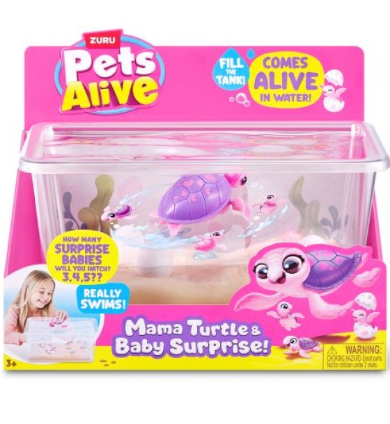 Інтерактивний ігровий набір Pets Alive – Мама черепаха з сюрпризом