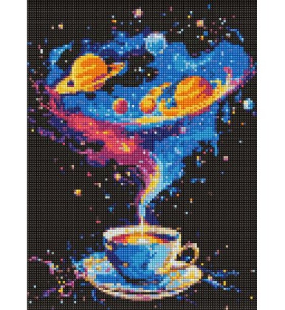 Алмазна мозаїка "Космічний вихор", (30х40 см)