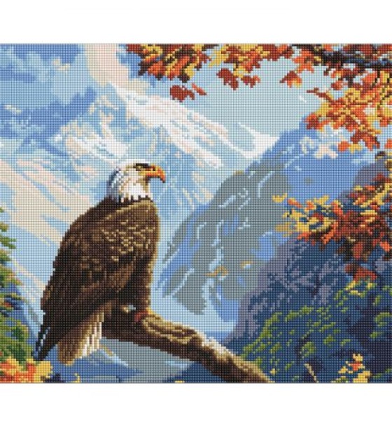 Алмазна мозаїка "Вершинний страж", (40х50 см)