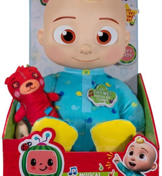 Інтерактивна іграшка CoComelon Roto Plush Bedtime JJ Doll Джей Джей зі звуком (CMW0016)