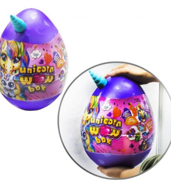 Іграшка-сюрприз "Unicorn WOW Box", укр (фіолетовий)