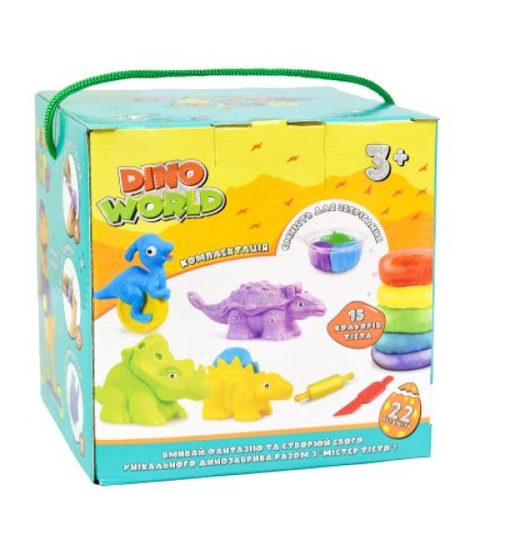Набір для творчості "Містер тісто. Dino World", укр