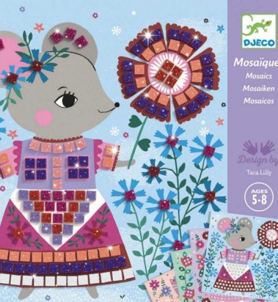 Набір для творчості DJECO "Мозаїка Милі тваринки"