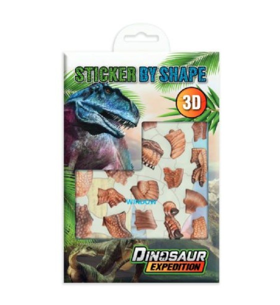 Стікербук за формами Moxy «Dino 1» Dinosaur Expedition