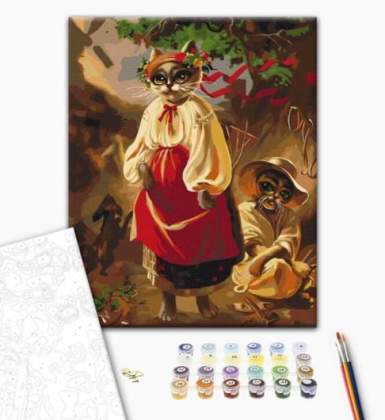Картина за номерами "Котерина ©Маріанна Пащук" ★★★★