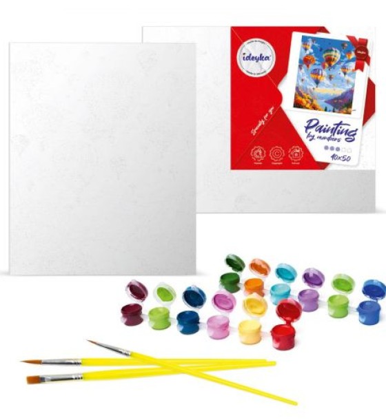 Картина по номерах "Поле тюльпанів" 40х50 см