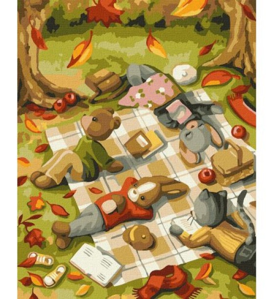 Картина по номерах "Книжковий клуб" 40х50 см