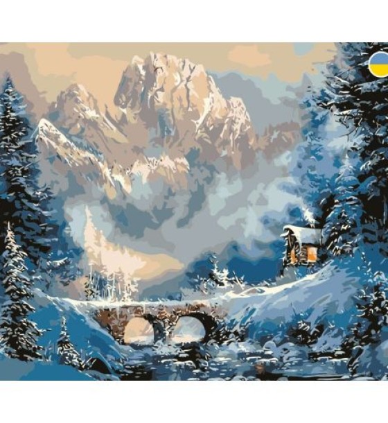 Картина по номерах "Зимовий пейзаж" 40х50 см