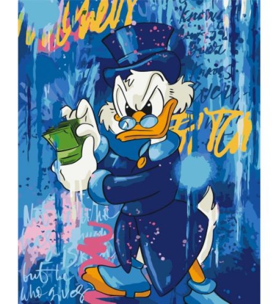 Картина за номерами "Scrooge McDuck" 40х50 см