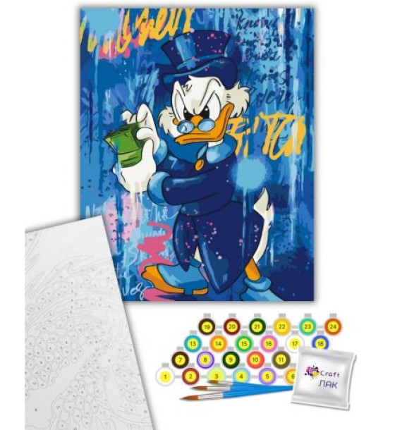 Картина за номерами "Scrooge McDuck" 40х50 см