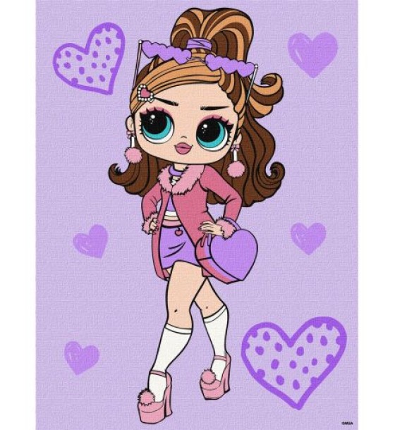 Картина за номерами "L.O.L. Surprise! Tweens. Fancy Gurl" 30х40 см