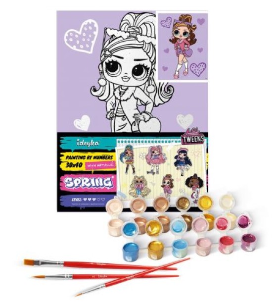 Картина за номерами "L.O.L. Surprise! Tweens. Fancy Gurl" 30х40 см