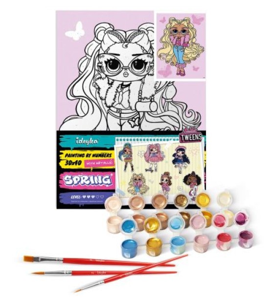 Картина за номерами "L.O.L. Surprise! Tweens. Olivia Flutter" 30х40 см