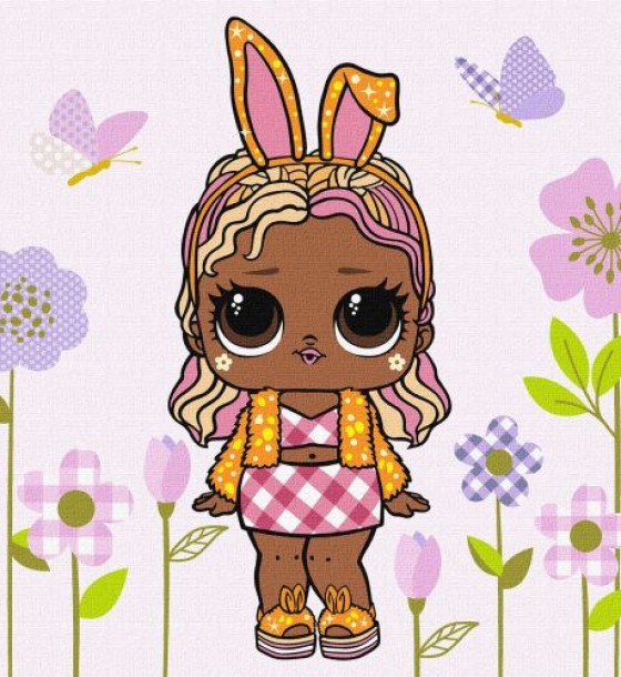 Картина за номерами "L. O. L. Surprise! Spring Bling BossBunny" 40х40 см