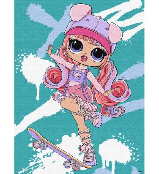 Картина за номерами "L. O. L. Surprise! Tweens Skate Dance Ali Dance 2" 30х40 см