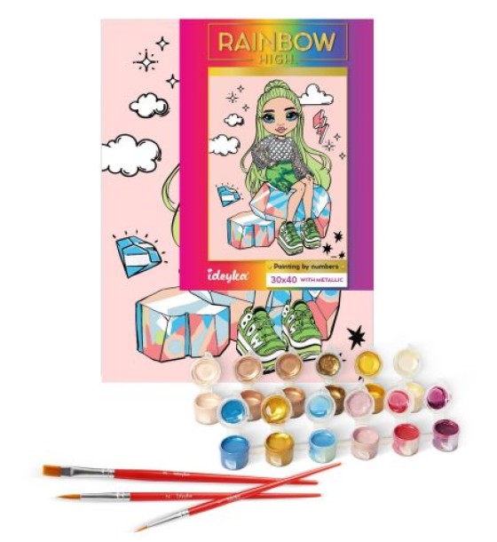 Картина по номерах "Rainbow High Jade Hunter" 30х40 см