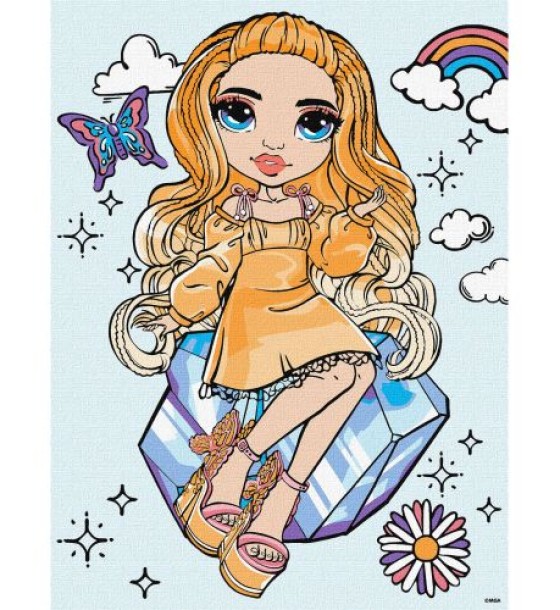 Картина по номерах "Rainbow High Poppy Rowan" 30х40 см