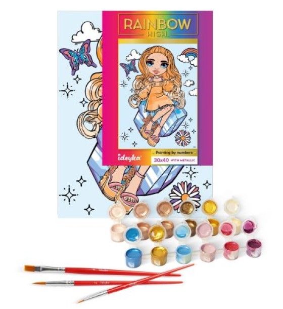 Картина по номерах "Rainbow High Poppy Rowan" 30х40 см