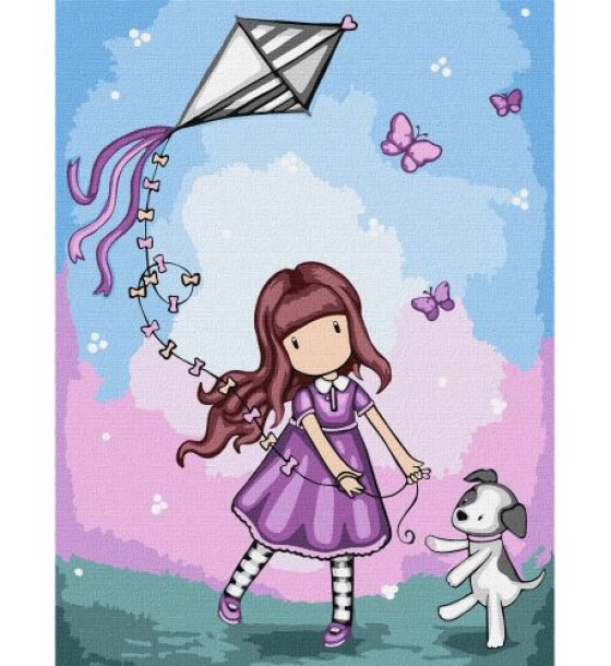 Картина за номерами "Don’t Fly Away Santoro Gorjuss Collection" 30х40 см