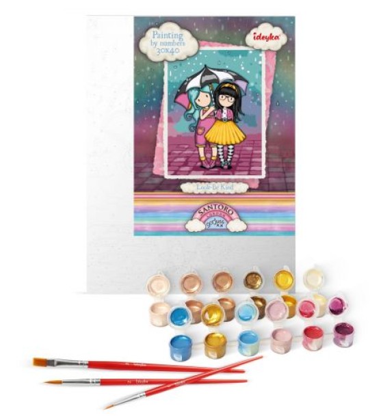 Картина за номерами "Look-Be Kind Santoro Gorjuss Collection" 30х40 см