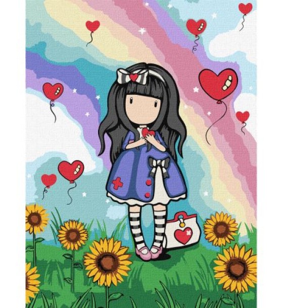 Картина за номерами "Be Kind To Yourself Santoro Gorjuss Collection" 30х40 см