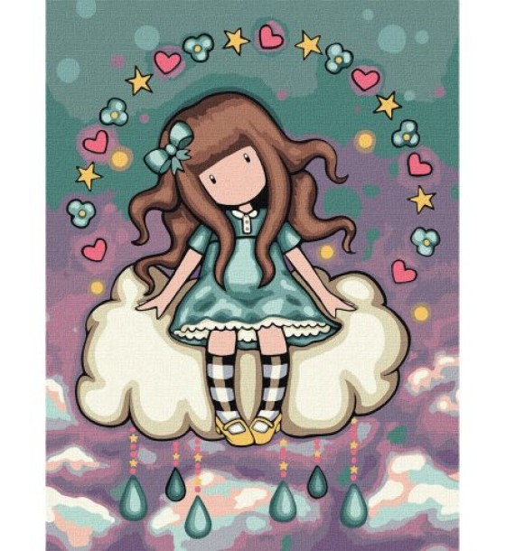 Картина за номерами "Aprilʼs Showers Santoro Gorjuss Collection" 30х40 см