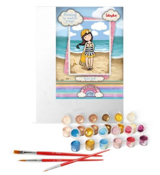 Картина за номерами "Beach Belle Santoro Gorjuss Collection" 30х40 см