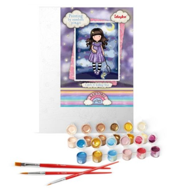 Картина за номерами "Catch A Falling Star Santoro Gorjuss Collection" 30х40 см
