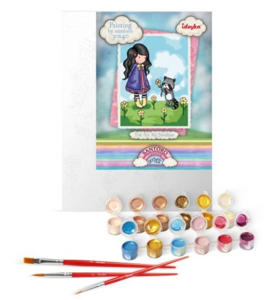 Картина за номерами "You Are My Sunshine Santoro Gorjuss Collection" 30х40 см