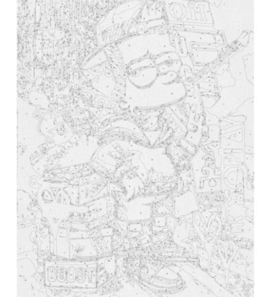 Картина за номерами "Барт Сімпсон" 40*50 см