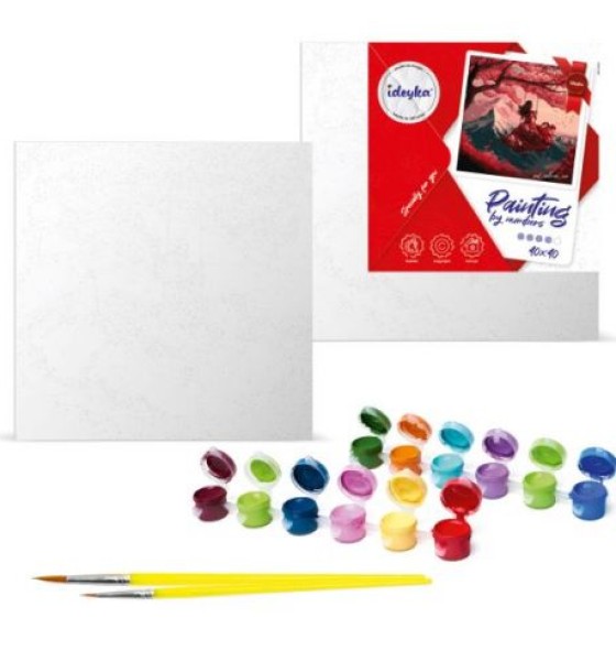 Картина за номерами - "Стильні лінії" ©art_selena_ua, 40х40см
