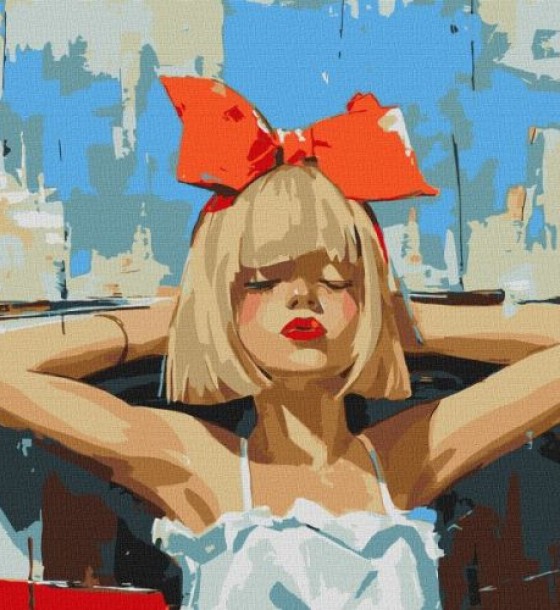 Картина за номерами - "І нехай весь світ зачекає" ©Mariia Kotiuzhynska, 50х50см