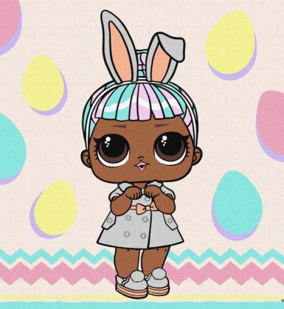 Набір для розпису по номерах для дітей "L.O.L. Surprise! Spring Bling CARATS" 30х30см