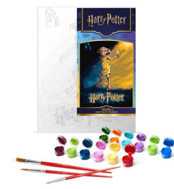 Картина за номерами "Harry Potter: Постер з Добі" 40х50см