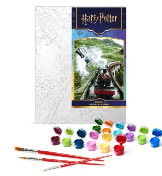 Картина за номерами "Harry Potter: Політ до Гоґвортсу" 40х50см