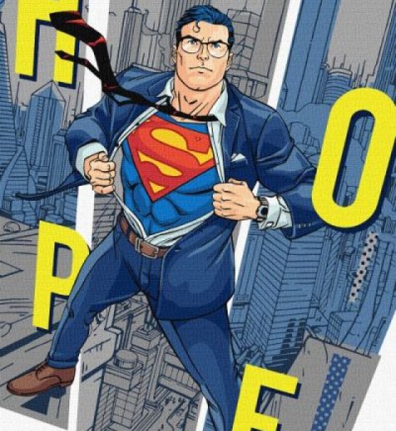Картина за номерами - Superman \ Супермен: Hope ©Warner Bros.